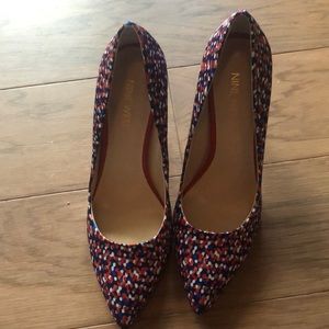 Nine West confetti heels
